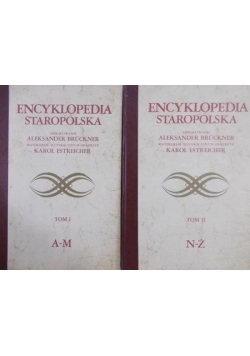 Encyklopedia staropolska Tom I i II, reprint z ok 1939 r.
