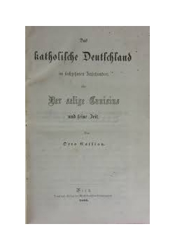 Das katholische Deutschland ,1866r.