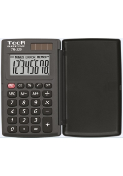 Kalkulator kieszonkowy 8-pozycyjny z klapką TOOR