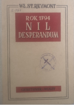 Rok 1794 Nil Desperandum, 1949 r.