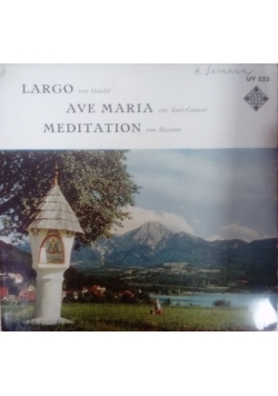 Largo, Ave Maria, Meditation, płyta winylowa