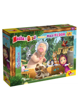 Puzzle Maxi 24 podłogowe Masza i Niedźwiedź