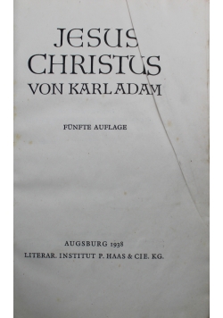 Jesus Christus von Karladam 1938 r.