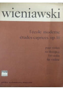 L'ecole moderne etudes-caprices op.10