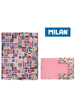 Teczka Milan A4 z gumką Shapes