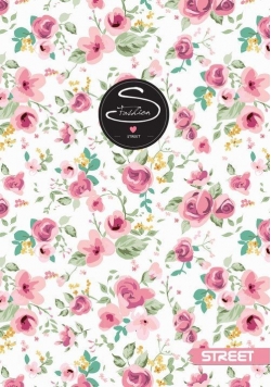 Notes Flowers Street A6 40 kartek 10 sztuk