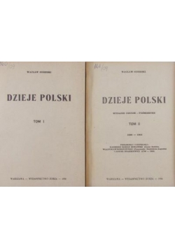 Dzieje Polski,  Tom I i II 1938r.