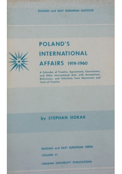 Poland's International affairs 1919 do 1690