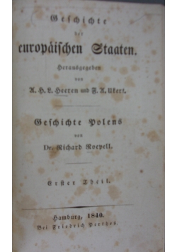 Geschichte  der europaischen Staaten, 1840r.