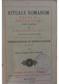 Rituale Romanum Pauli V Pontificis Maximi, 1988 r.