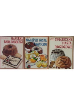 Świąteczne ciasta drożdżowe- 3 książki