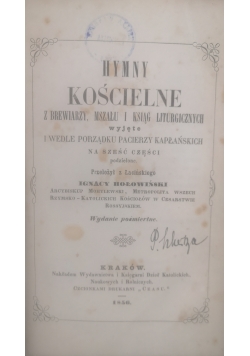 Hymny Kościele, 1856r