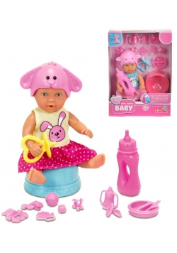 Lalka Mini New Born Baby - Przyjaciele zwierząt