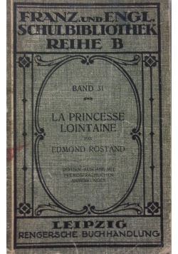 La Princesse Lointaine, 1920 r.