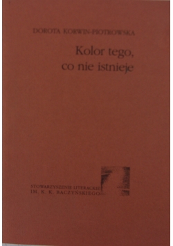 Kolor tego, co nie istnieje
