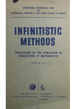 Infinitistic Methods