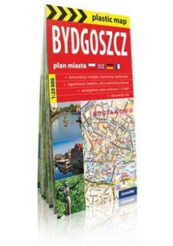 Plastic map Bydgoszcz 1:20 000 plan miasta
