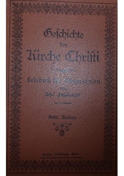 Darstellungen aus der Geschichte der Kirche Christi, 1905 r.