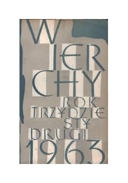 Wierchy rocznik poświęcony górom