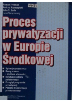 Proces prywatyzacji w Europie Środkowej