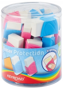 Gumka uniwersalna KEYROAD Protection Display 24 sztuki mix