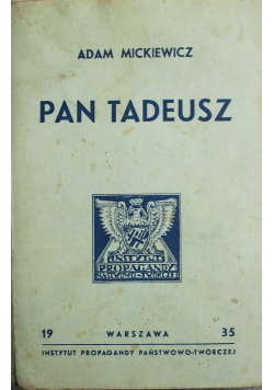 Pan Tadeusz 1935 r.