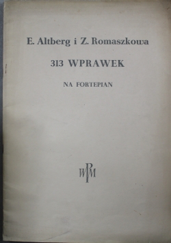 313 Wprawek na fortepian