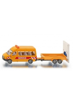 Siku 16 - Transporter z przyczepą kontroli S1660