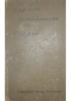 Stosse zu englische Sprechubungen, 1902 r.