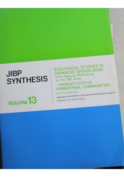 Ecological Studies in Japanese Grasslands Volume 13