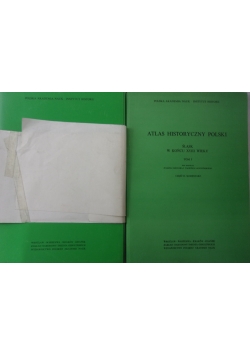Atlas historyczny Polski tom I, część 1 i 2
