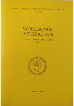 Vorlesungs Verzeichnis