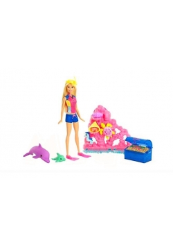 Barbie Dolphin Magic. Skarby Oceanu Zestaw + lalka