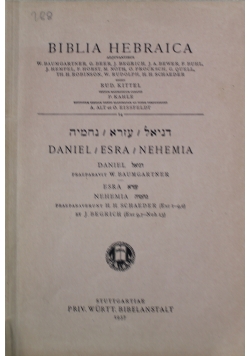 Biblia Hebraica 1937 r