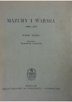 Mazury i Warmia 1800-1870