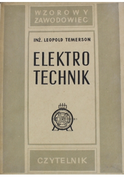 Wzorowy zawodowiec elektrotechnik 1949 r.