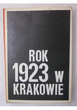 Rok 1923 w Krakowie