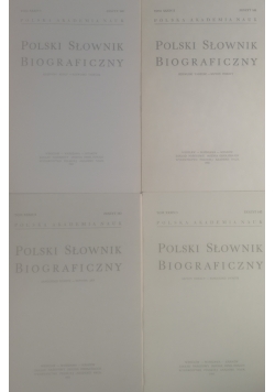 Polski Słownik Biograficzny, Zestaw 4 książek, Zeszyty od 124 - 127