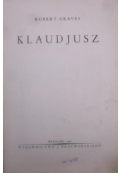 Klaudjusz, 1938 r.