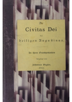 Die Civitas Dei des heiligen Augustinus, 1894 r.