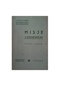 Misje a duchowieństwo ,1939r.