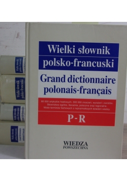 Wielki słownik polsko-francuski, tom od 1 do 5
