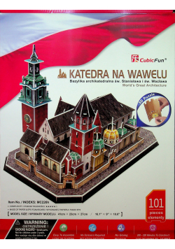 Puzzle 3D Katedra na Wawelu NOWA