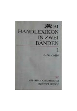 Bi Handlexikon in zwei banden cz.1