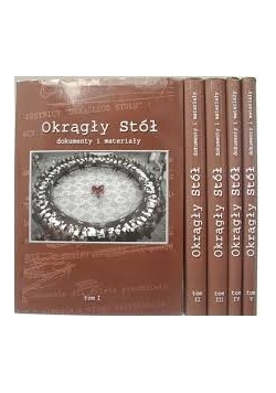 Okrągły stół. Dokumenty i materiały, tom od 1 do 5 + płyta CD