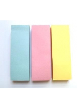 Zakładki indeksujące 25x75mm 3x100szt pastelD.RECT