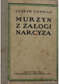 Murzyn z załogi narcyza, 1938r.