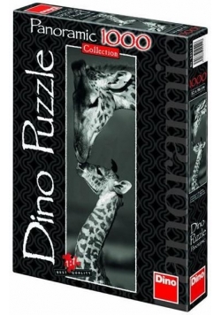 Puzzle 1000 Panorama Żyrafy DINO