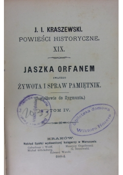 Żywota i spraw pamiętnik,1884r.