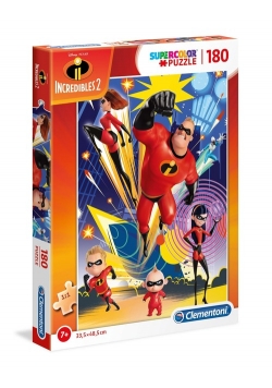 Puzzle Supercolor 180 Incredibles 2